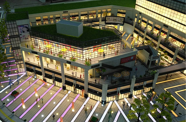 武漢新洲上坤綠城商業模型